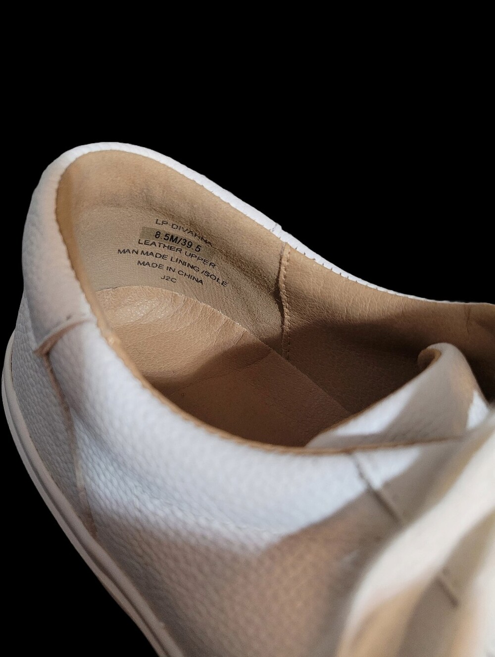 Lucky Brand Women's White Leather Slip-On Casual Sneaker